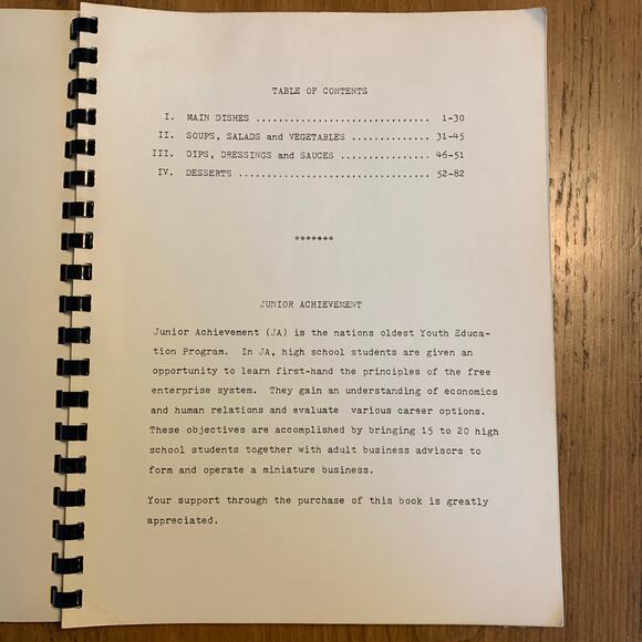 Celebrity Cookbook Celebrity Cookbook Enterprise 1983 Junior Achievement Vintage - Picture 7 of 16